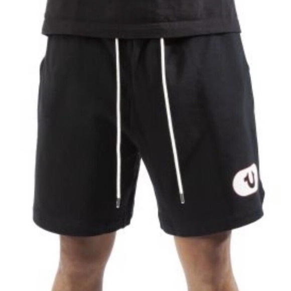 TRUE RELIGION ATHLETIC BASKETBALL SHORT Black SIZE XL - Picture 1 of 10
